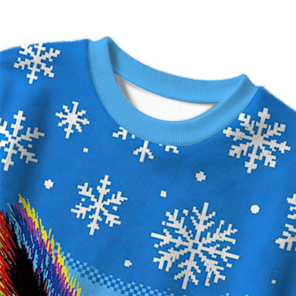 Uglysweatershops Technicat Glitch Christmas Ugly Sweater