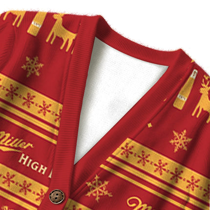Uglysweatershops High Life Ugly Cardigan Sweater