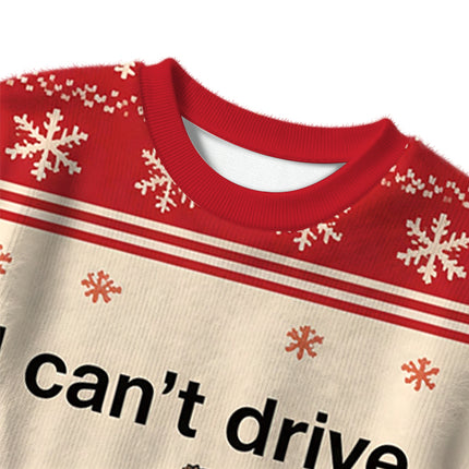 Uglysweatershops I Can't Drive Funny Hamster Meme Christmas Ugly Sweater