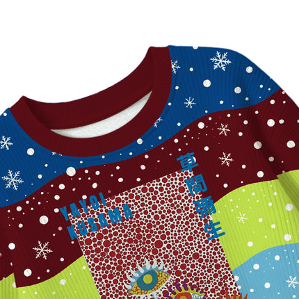 Uglysweatershops Dotted Eyes Kids Ugly Sweater