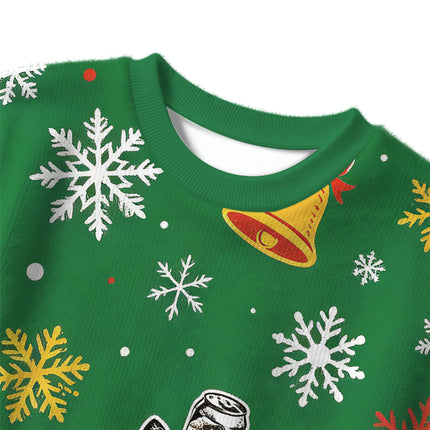Uglysweatershops Funny Deadlift Cat Christmas Ugly Sweater