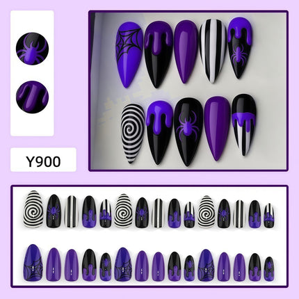 Uglysweatershops Halloween Cute Quirky Hot Girl Vibe Section Six Press-on Nails