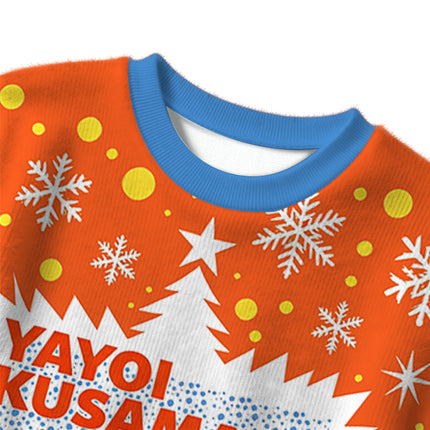 Uglysweatershops Blue Orange Pumpkin Christmas Ugly Sweater