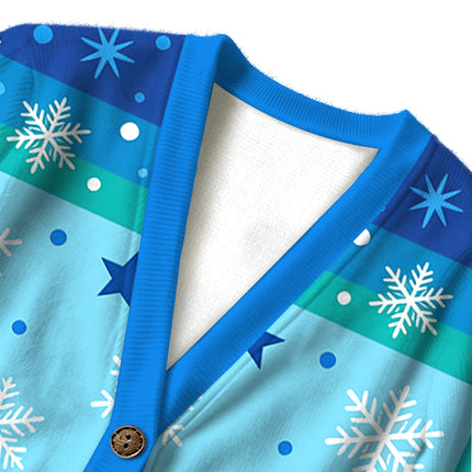 Uglysweatershops I Heart Love Smoking Ugly Cardigan Sweater