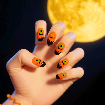 Uglysweatershops Halloween Cute Quirky Hot Girl Vibe Section Eight Press-on Nails