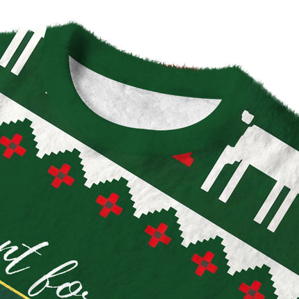 Uglysweatershops The Boys Funny Fuzzy Christmas Ugly Sweatshirt