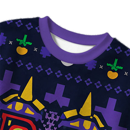 Uglysweatershops Mask Funny Christmas Ugly Sweater