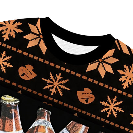 Uglysweatershops Brew Strikes Again Bowling Christmas Ugly Sweatshirt
