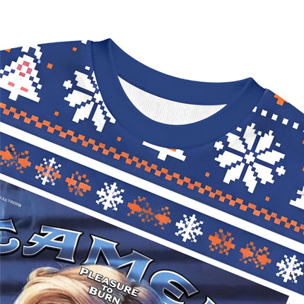 Uglysweatershops Vintage Women Smoking Christmas Ugly Sweatshirt
