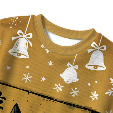 Uglysweatershops Cute Black Cat Eating Ramen Christmas Ugly Sweater