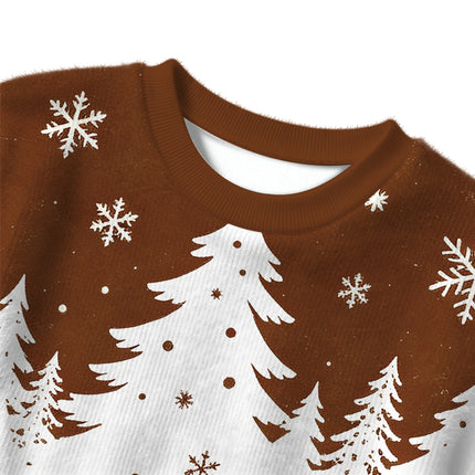 Uglysweatershops Minimalist Capybara Christmas Ugly Sweater