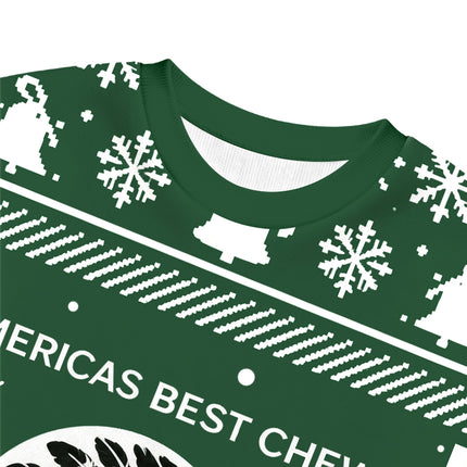 Uglysweatershops Tobacco Vintage Christmas Ugly Sweatshirt