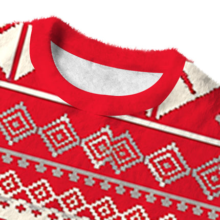 Uglysweatershops The Rest Of Us Fuzzy Christmas Ugly Sweatshirt