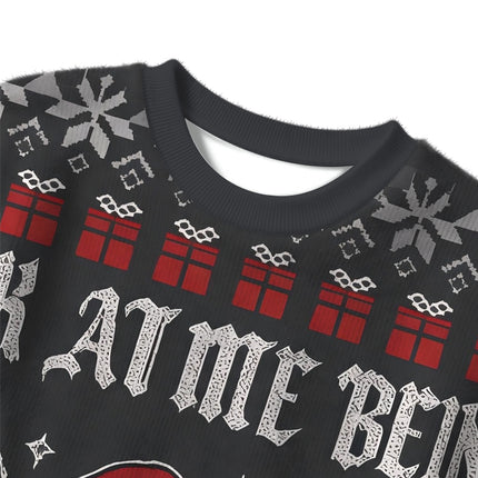 Uglysweatershops Look at Me Being Festive Skeleton Christmas Ugly Sweater