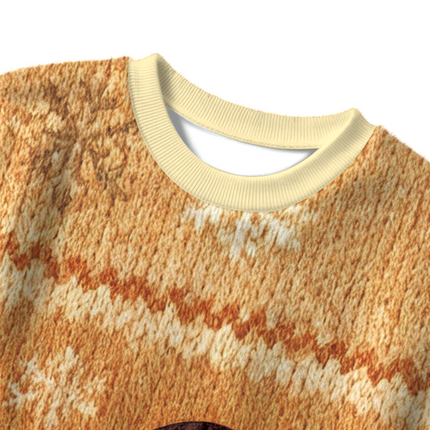 Uglysweatershops Smoking Girl Christmas Ugly Sweater