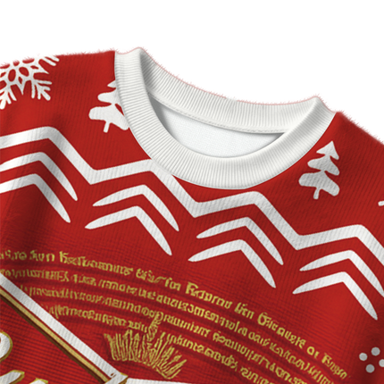 Uglysweatershops Red Beer Christmas Ugly Sweater
