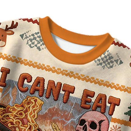 Uglysweatershops I Can't Eat Gluten Funny Meme Christmas Ugly Sweater