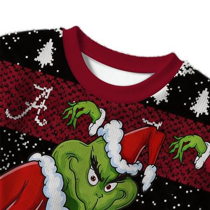 Uglysweatershops Stole Footbal Christmas Ugly Sweater