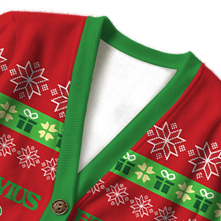 Uglysweatershops Rest of Us Ugly Cardigan Sweater