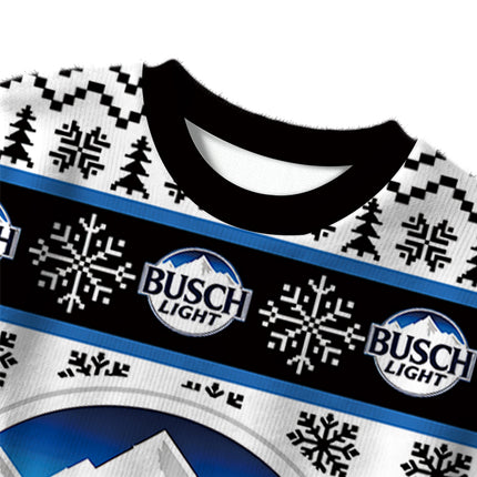 Uglysweatershops Busch Vintage Christmas Ugly Sweater