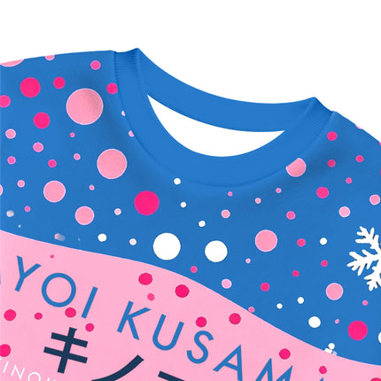 Uglysweatershops Art Pink Mushroom Vintage Christmas Ugly Sweatshirt
