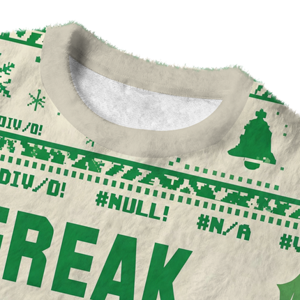 Uglysweatershops This Calls for a Spreadsheet Fuzzy Christmas Ugly Sweatshirt