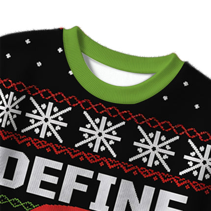 Uglysweatershops Define Naughty Christmas Ugly Sweater