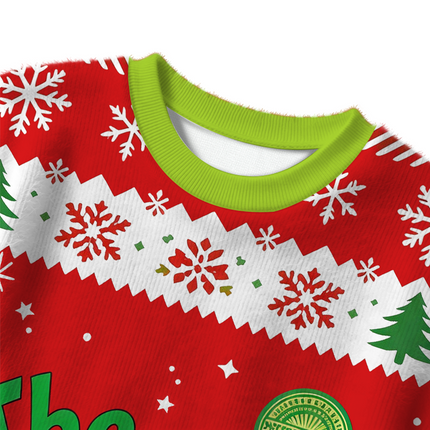 Uglysweatershops Green Funny Christmas Ugly Sweater