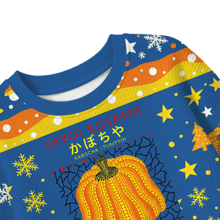 Uglysweatershops Art Pumpkin TOKYO 1900 Kids Ugly Sweater