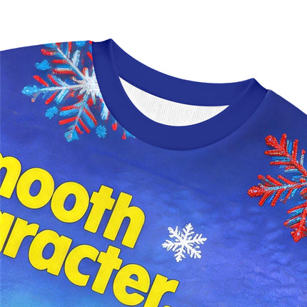 Uglysweatershops Smooth Character Christmas Ugly Sweatshirt