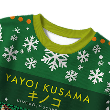 Uglysweatershops Art Spotted Mushroom Vintage Christmas Ugly Sweater