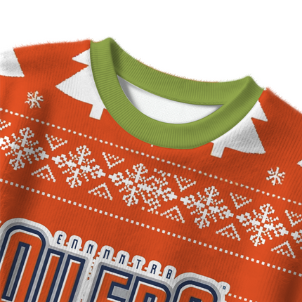 Uglysweatershops Oilers Christmas Ugly Sweater