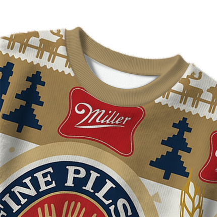 Uglysweatershops Fine Beer Christmas Ugly Sweater