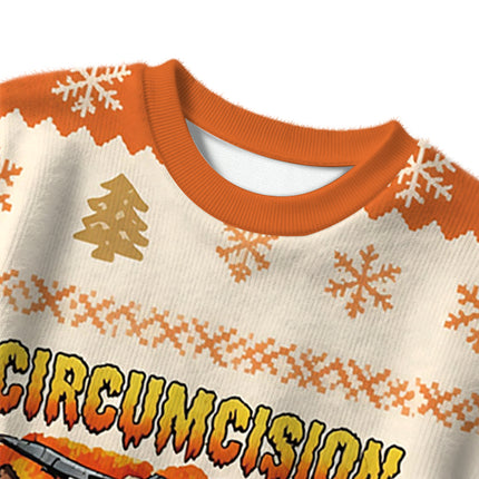 Uglysweatershops Circumcision Survivor Funny Cat Meme Christmas Ugly Sweater