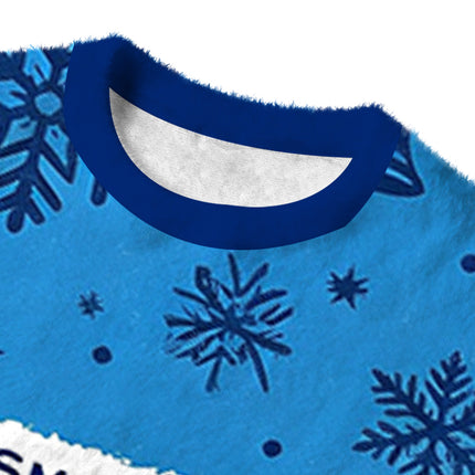 Uglysweatershops For the Farmers Fuzzy Christmas Ugly Sweatshirt