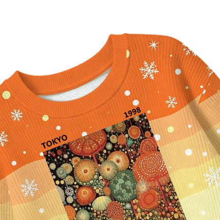 Uglysweatershops Dotted Bloom Kids Ugly Sweater