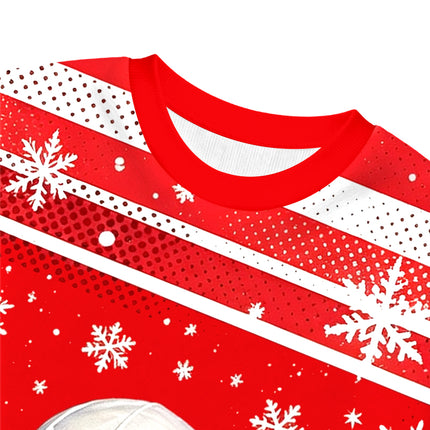 Uglysweatershops Retro Formula Racing Driver Christmas Ugly Sweatshirt
