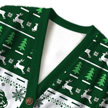 Uglysweatershops Trace Vintage Ugly Cardigan Sweater
