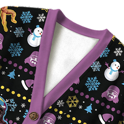 Uglysweatershops The Jesus of the Crop Ugly Cardigan Sweater