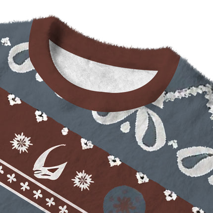 Uglysweatershops Movie Funny Fuzzy Christmas Ugly Sweatshirt