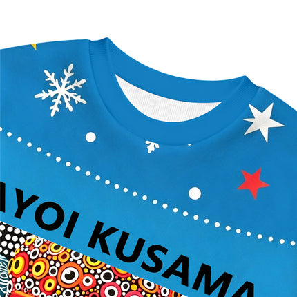 Uglysweatershops Japanese Pop Art Mushroom Christmas Ugly Sweatshirt