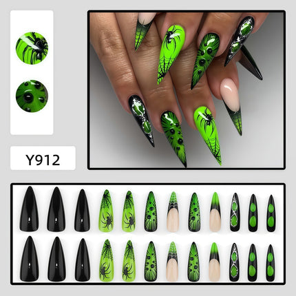 Uglysweatershops Halloween Cute Quirky Hot Girl Vibe Section Four Press-on Nails
