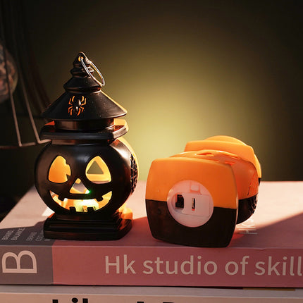 Uglysweatershops Halloween Festive Decorative Pumpkin Lamp