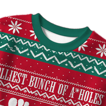 Uglysweatershops Vintage Moose Christmas Ugly Sweater