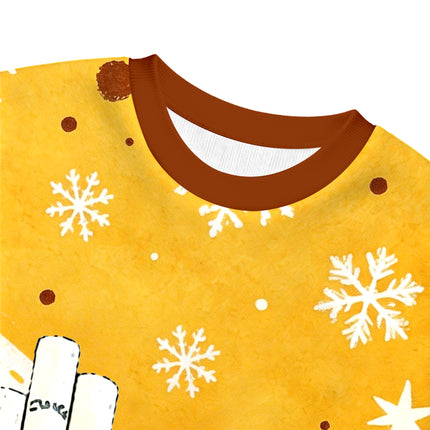 Uglysweatershops Brand Cigarettes Christmas Ugly Sweatshirt