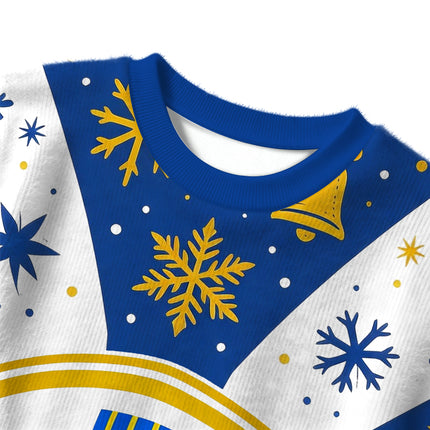 Uglysweatershops Vintage Light Christmas Ugly Sweater