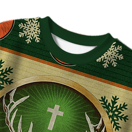 Uglysweatershops Yellow Beer Christmas Ugly Sweater