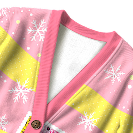 Uglysweatershops Fantasizing In The Smoke Ugly Cardigan Sweater