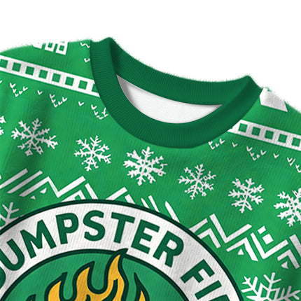 Uglysweatershops Dumpster Fire Response Team Christmas Ugly Sweater