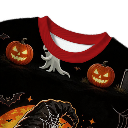 Uglysweatershops Witch Hat Red Christmas Ugly Sweater